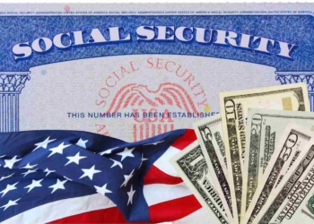 SSA card, dollars, USA flag for Social Security changes that affect benefits, payments and COLA