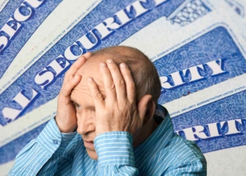 Worried senior and SSA cards for some Social Security beneficiaries are worried because they have to give some money back
