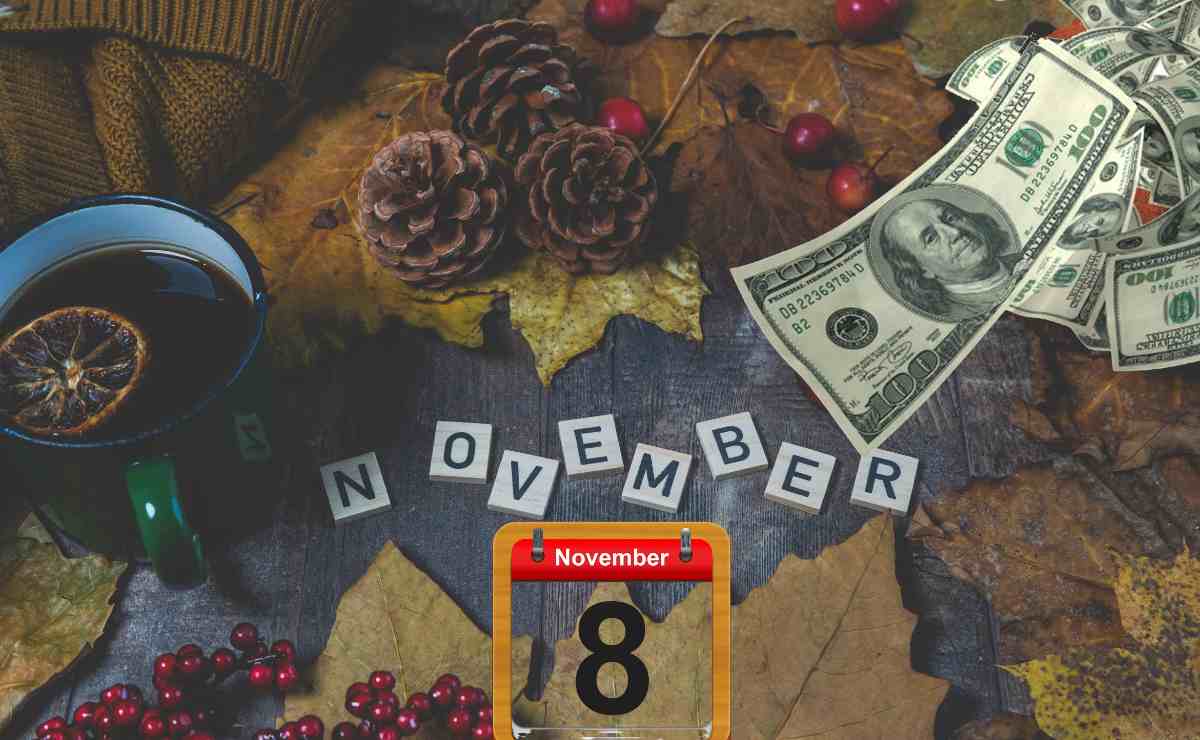 November decor and date for the next Social Security payment will be on November 8