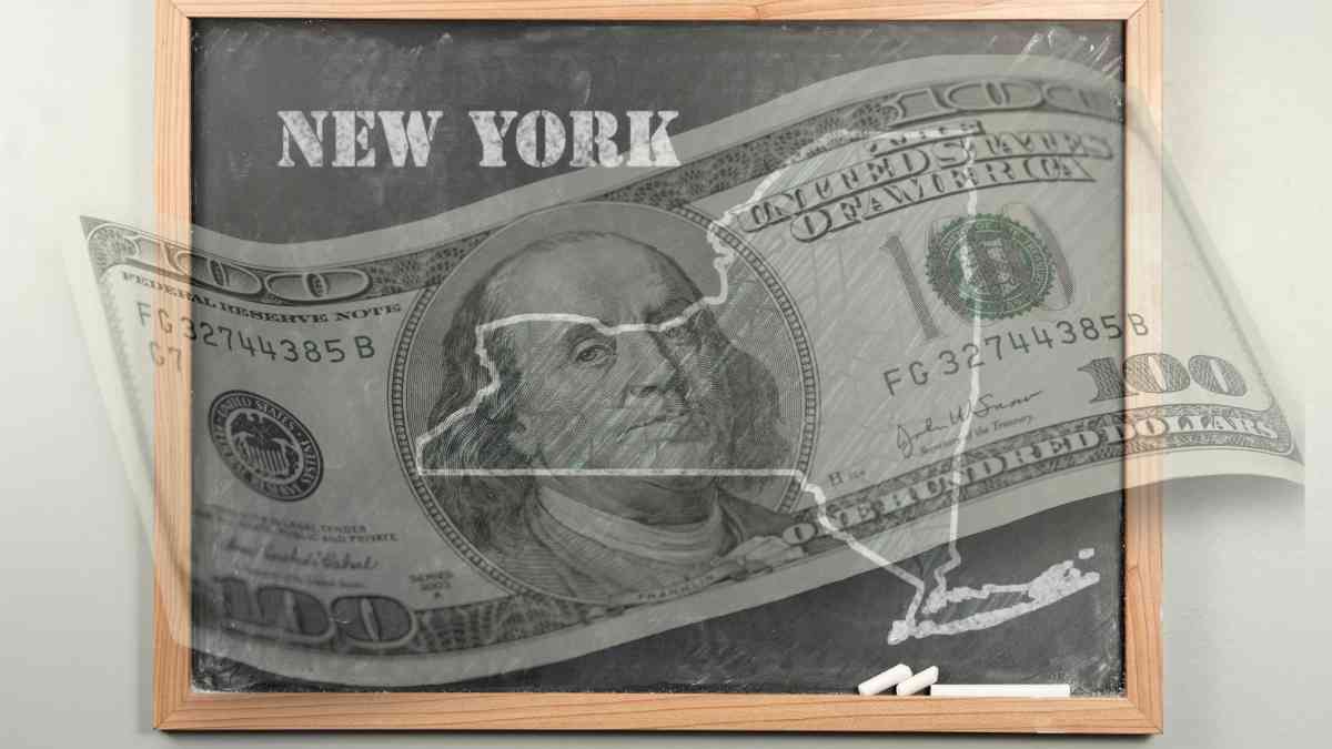 Check worth $2,000 in New York