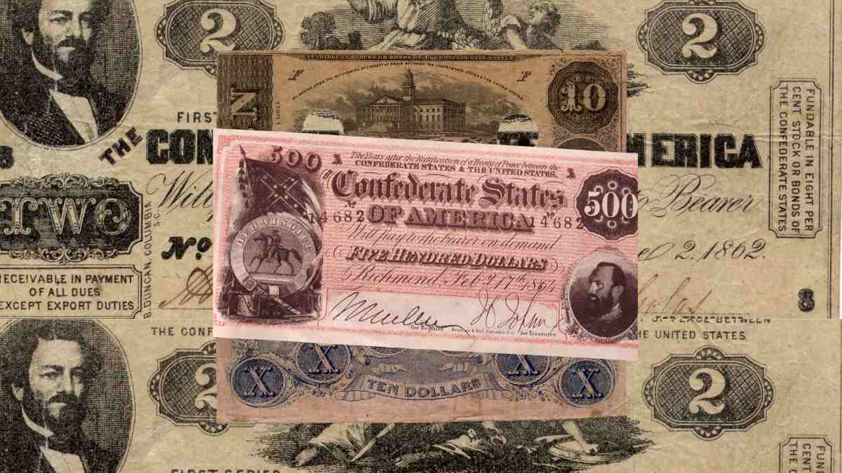 Confederate $100 banknote worth $4,000 at an auction