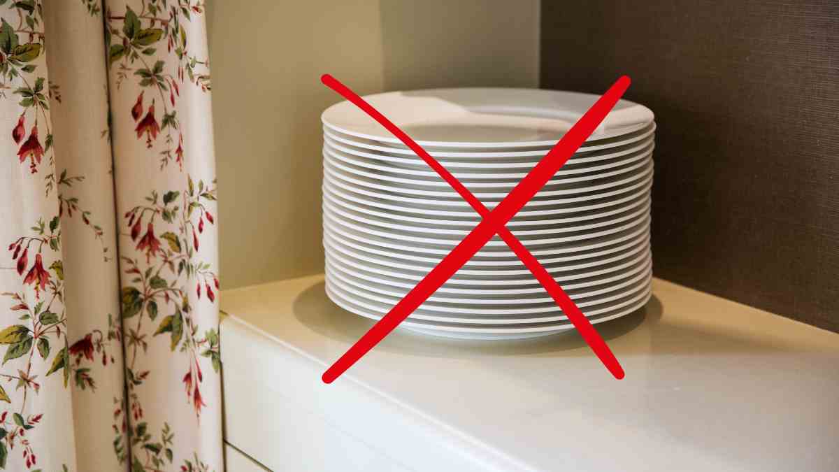 Discover how to store your plates in the kitchen