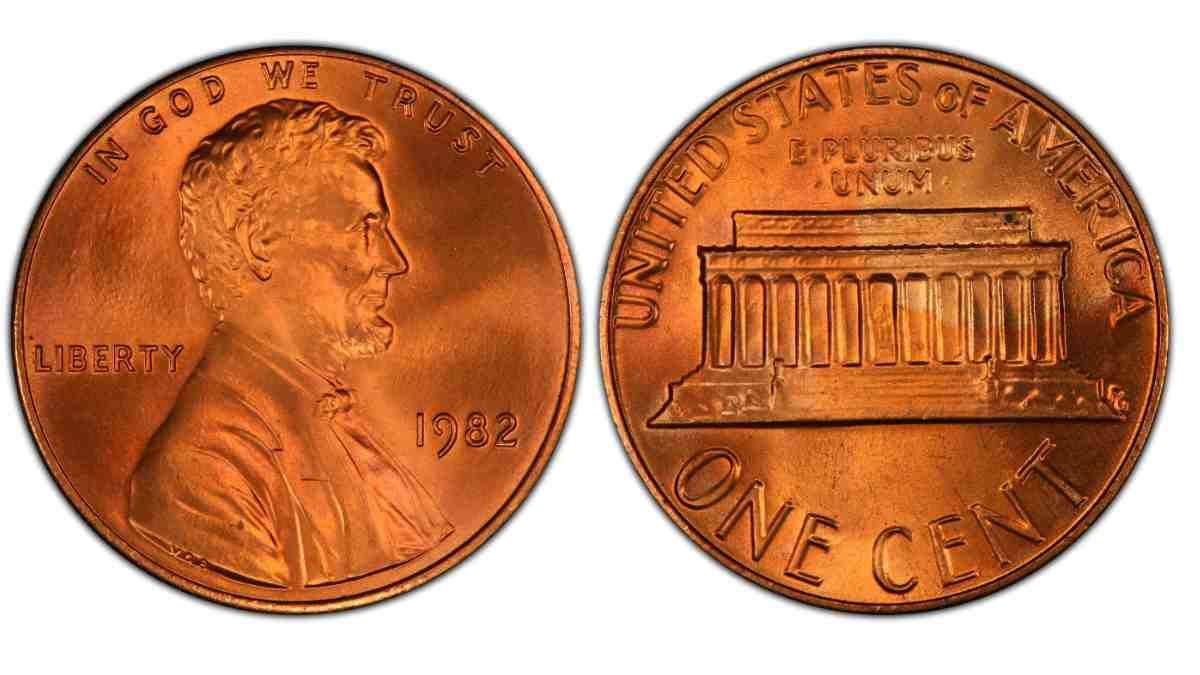 One cent from 1982, a really valuable coin