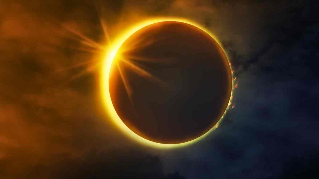 Time of the new annular eclipse in October 2024