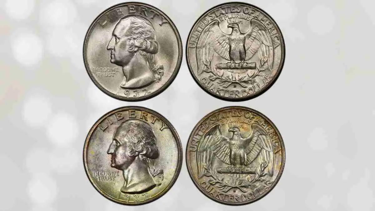 Series Washington Quarter Coins from 1932-1964