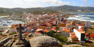 Viviendas en la costa de Galicia