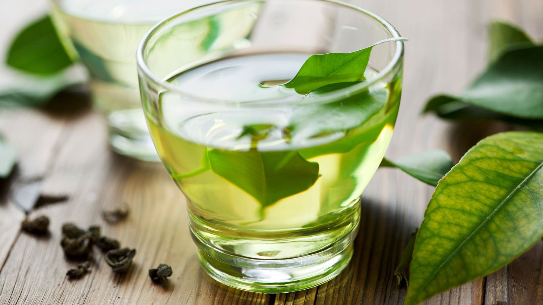 Infusión de té verde para combatir el mal aliento