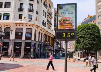 Termómetro callejero en España