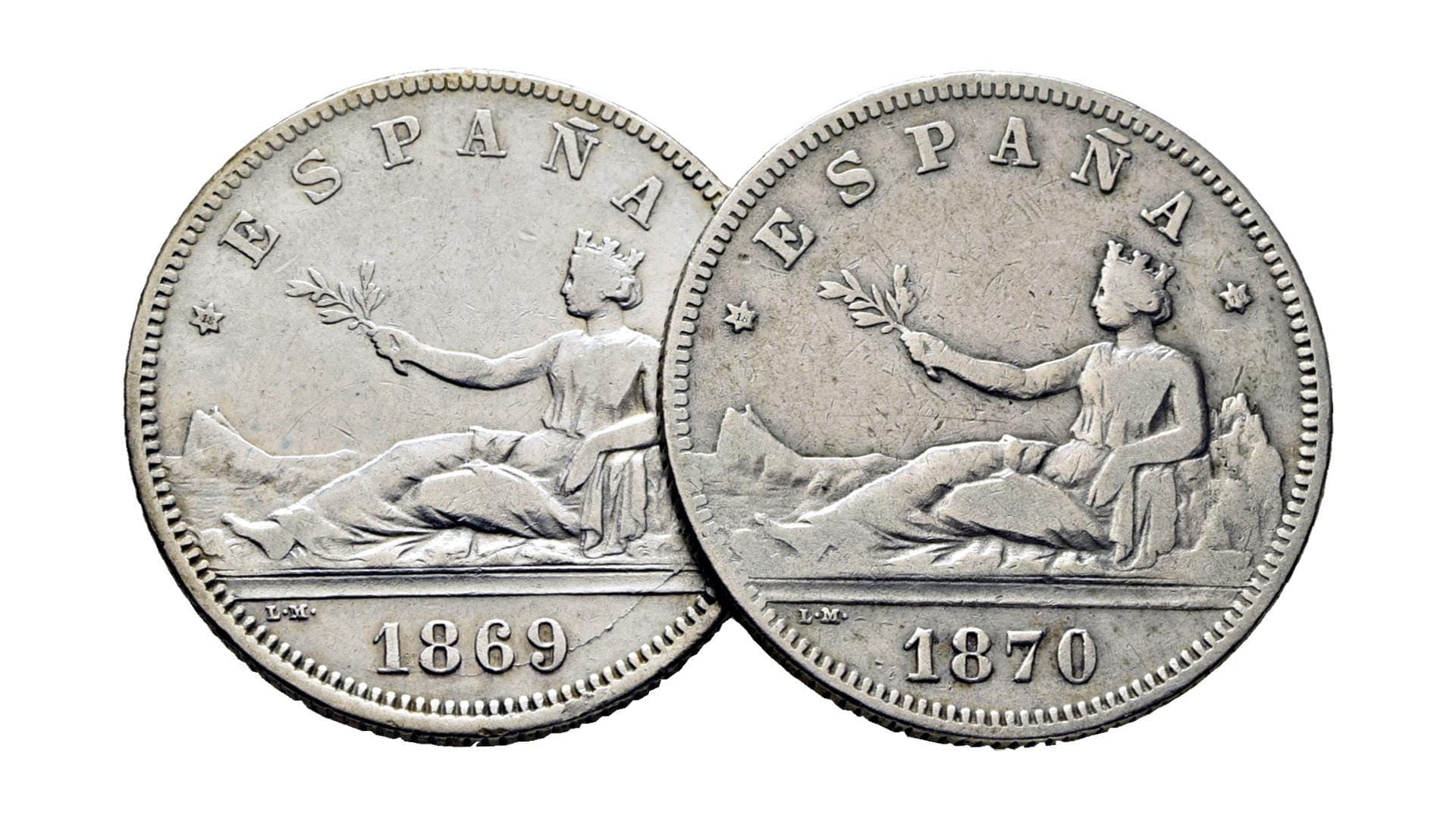Esta moneda de peseta de 1869 vale 7.000 euros