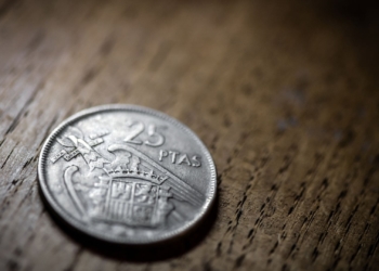 La moneda de 25 pesetas de Franco con gran valor