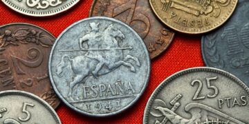 Moneda oro galeón español valor 100.000 euros
