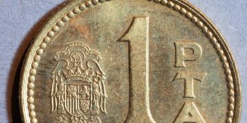 Moneda peseta Alfonso XII España