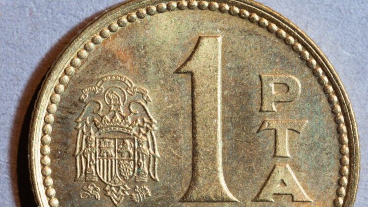 Moneda peseta Alfonso XII España