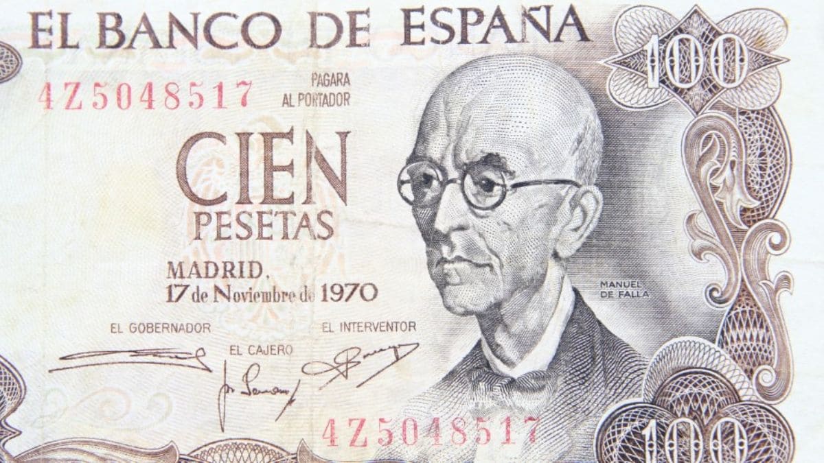 Monedas y billetes de 100 pesetas que cuestan una fortuna