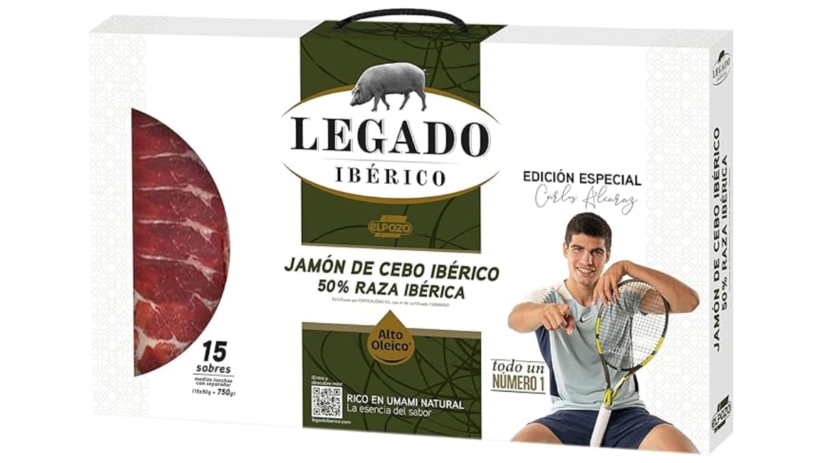 Jamón ibérico lonchas ElPozo comprar Amazon