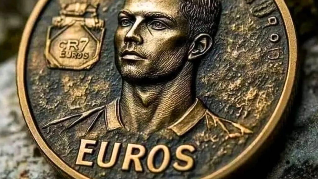 Moneda CR7 Portugal conmemorativa