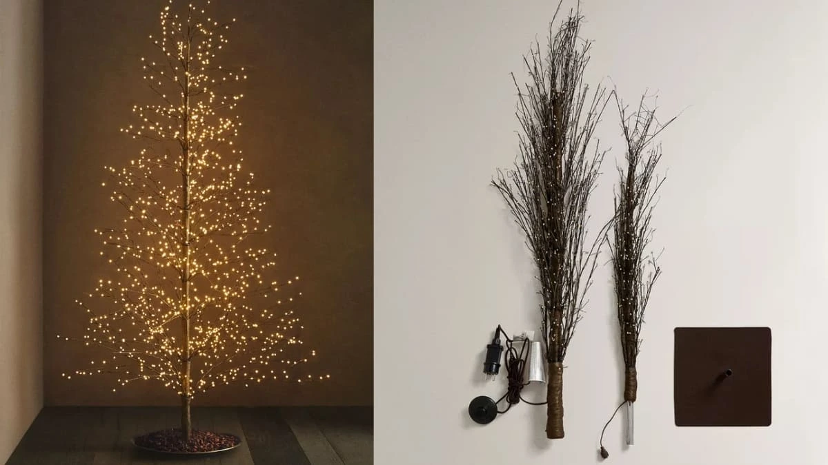 Árbol de Navidad luces LED Zara Home 